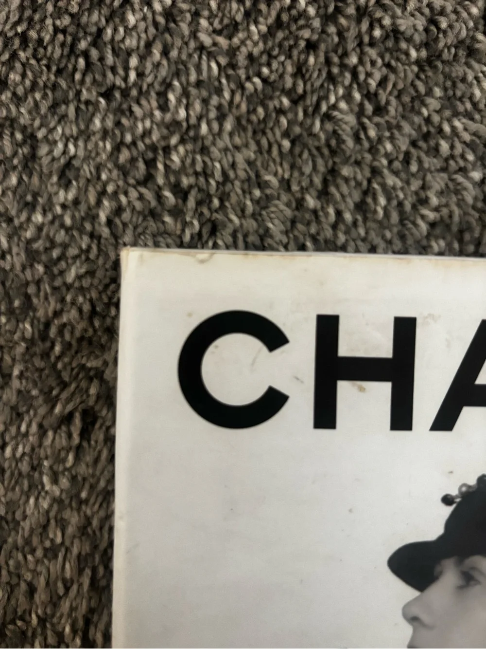 CHANEL White & Gold Star Motif Decorative Coffee Table Book